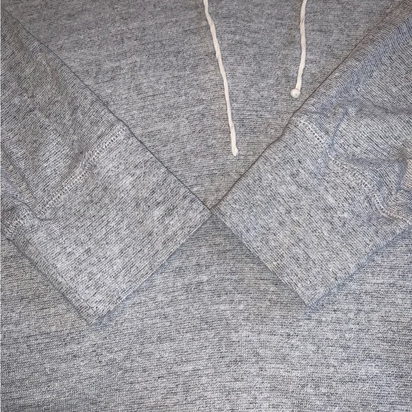 jcrew 100% Cotton Hooded Sweater Shirt Heather grey - Picture 6 of 15